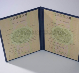 Диплом о Высшем Образовании Туркменской ССР в Москве